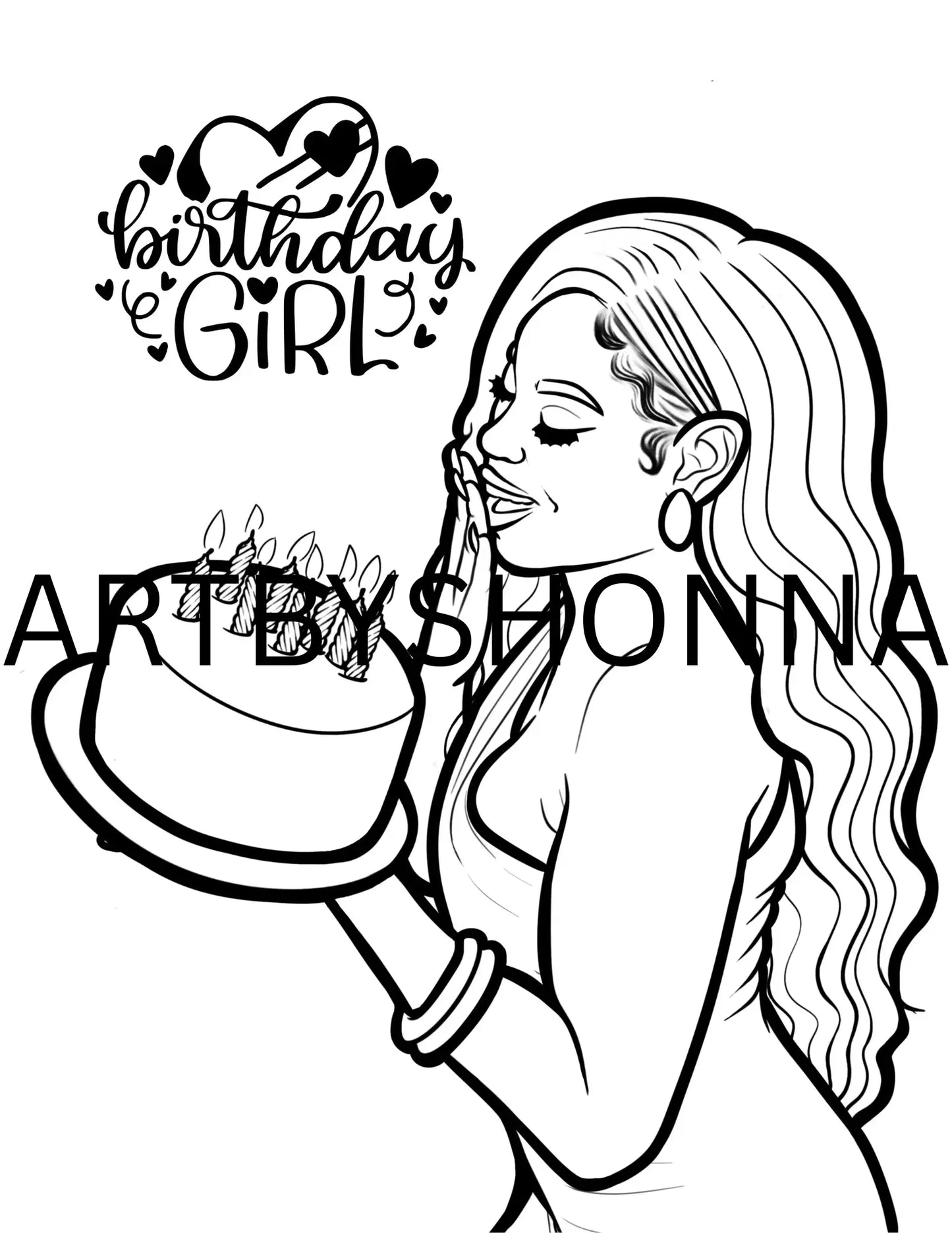 FREE Coloring Page Art x SJK