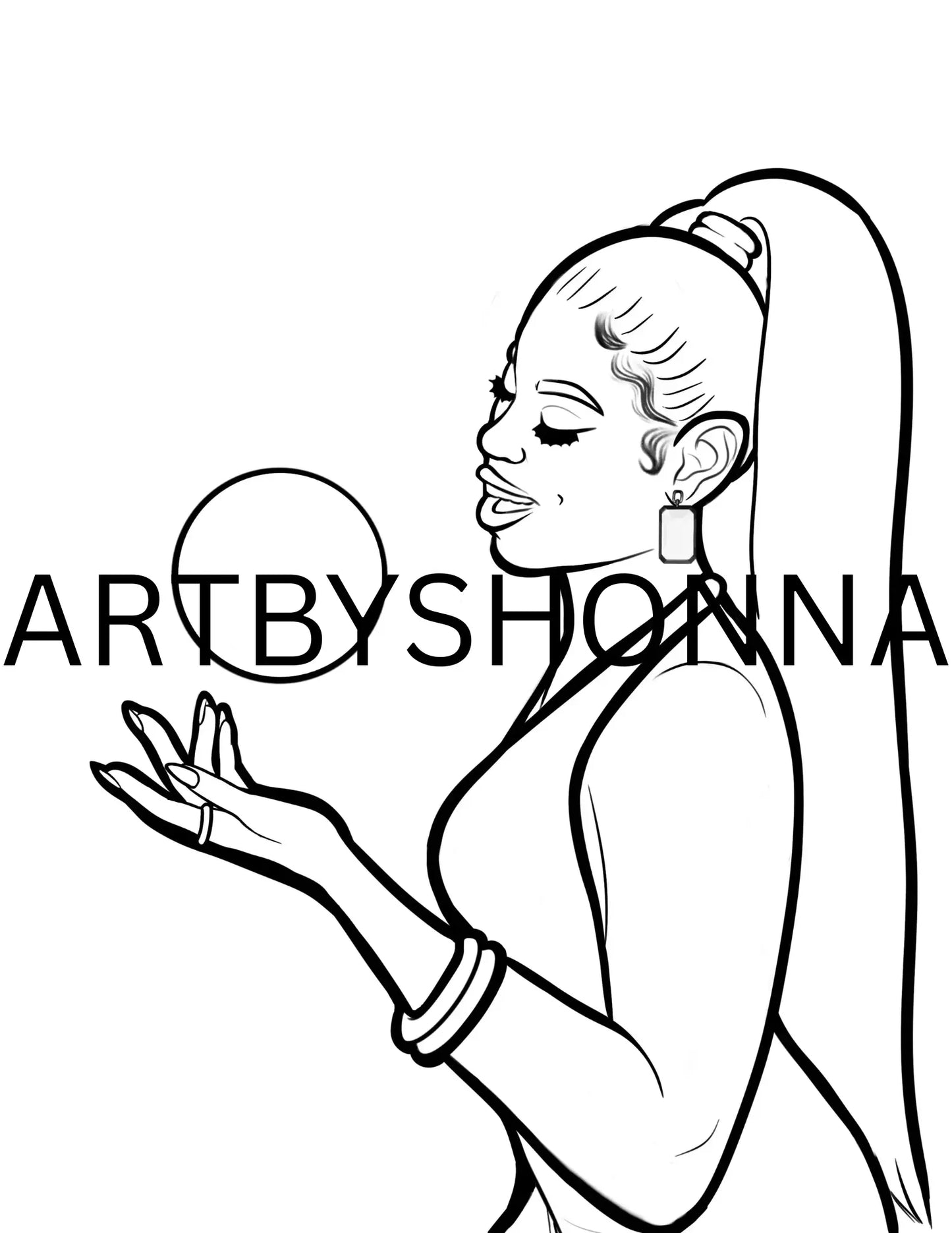 FREE Coloring Page Art x SJK