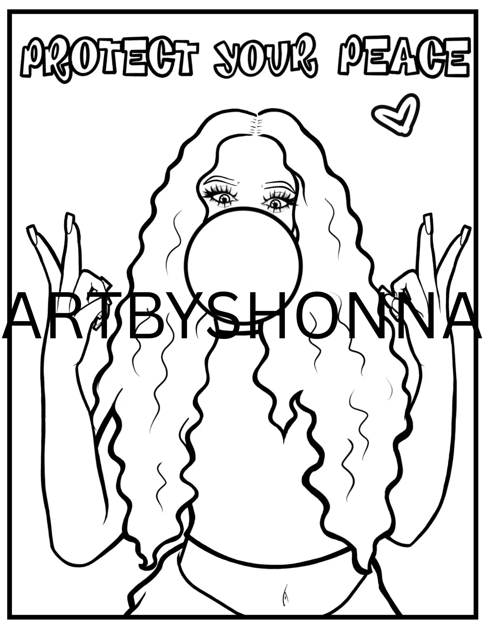 Coloring Pages Bundle Vol 1 & 2 Art x SJK