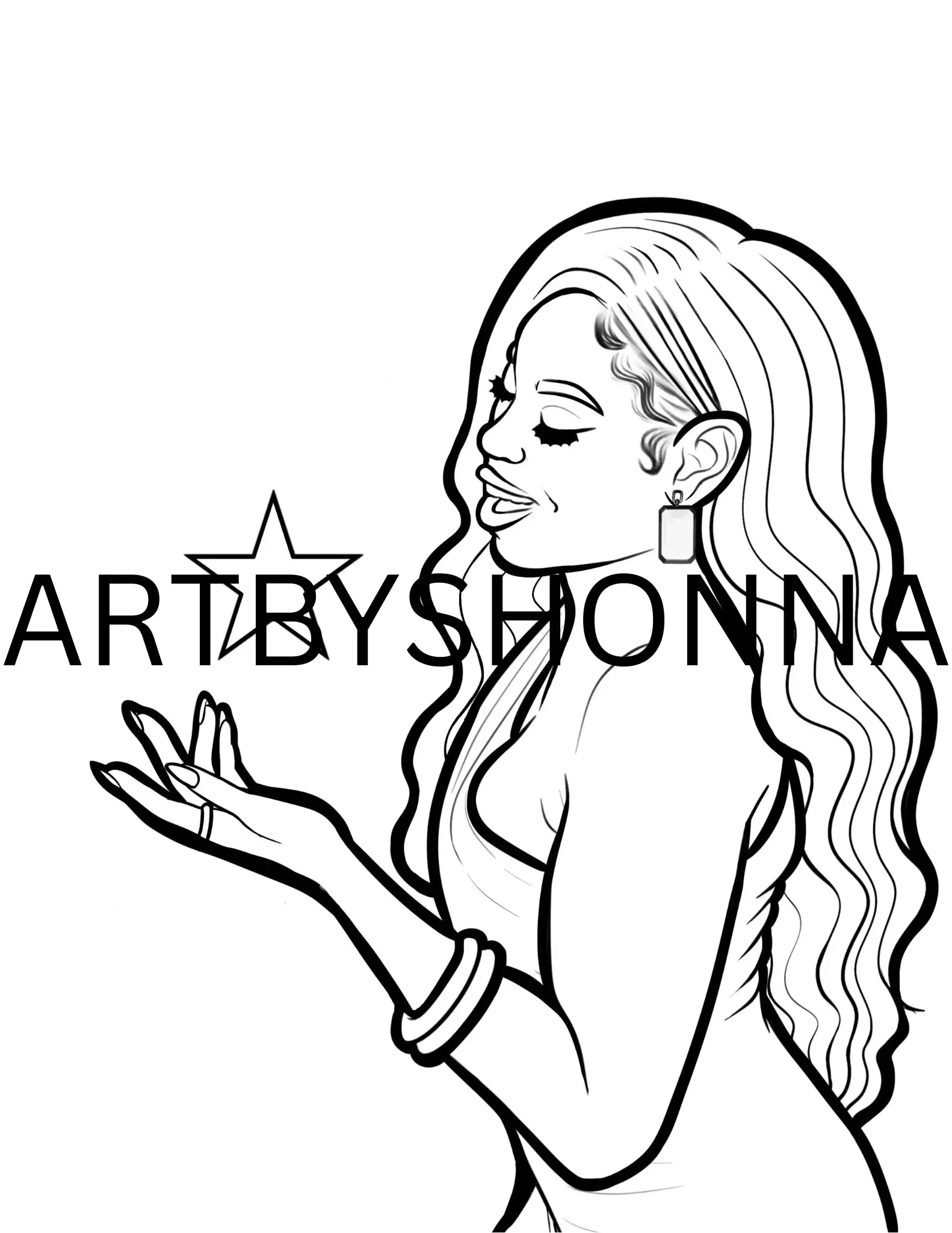 FREE Coloring Page Art x SJK