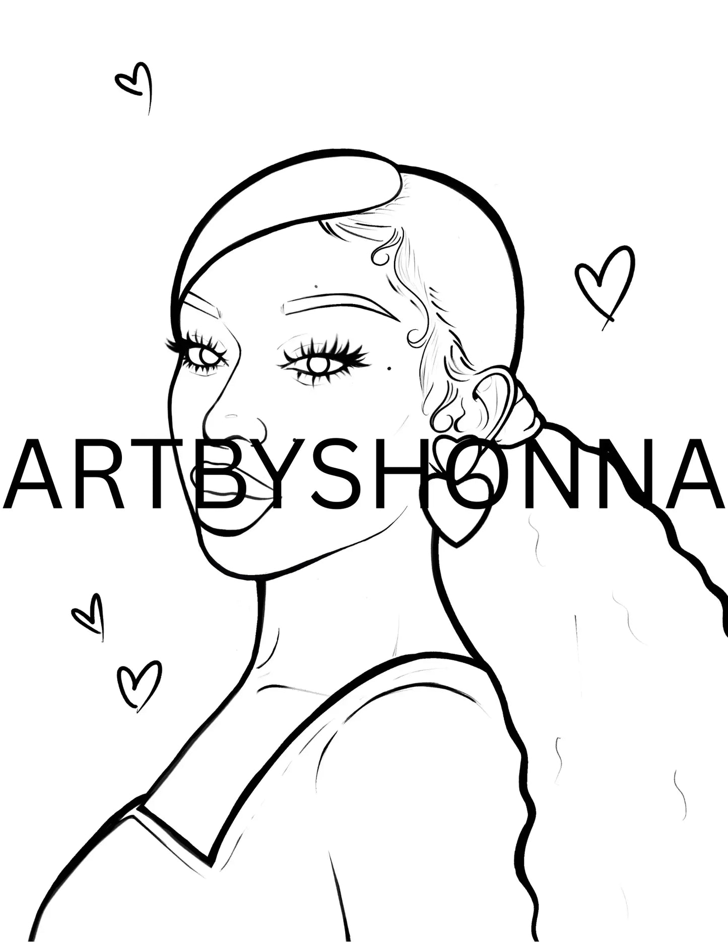 Coloring Pages Bundle Valentines Day Edition Art x SJK