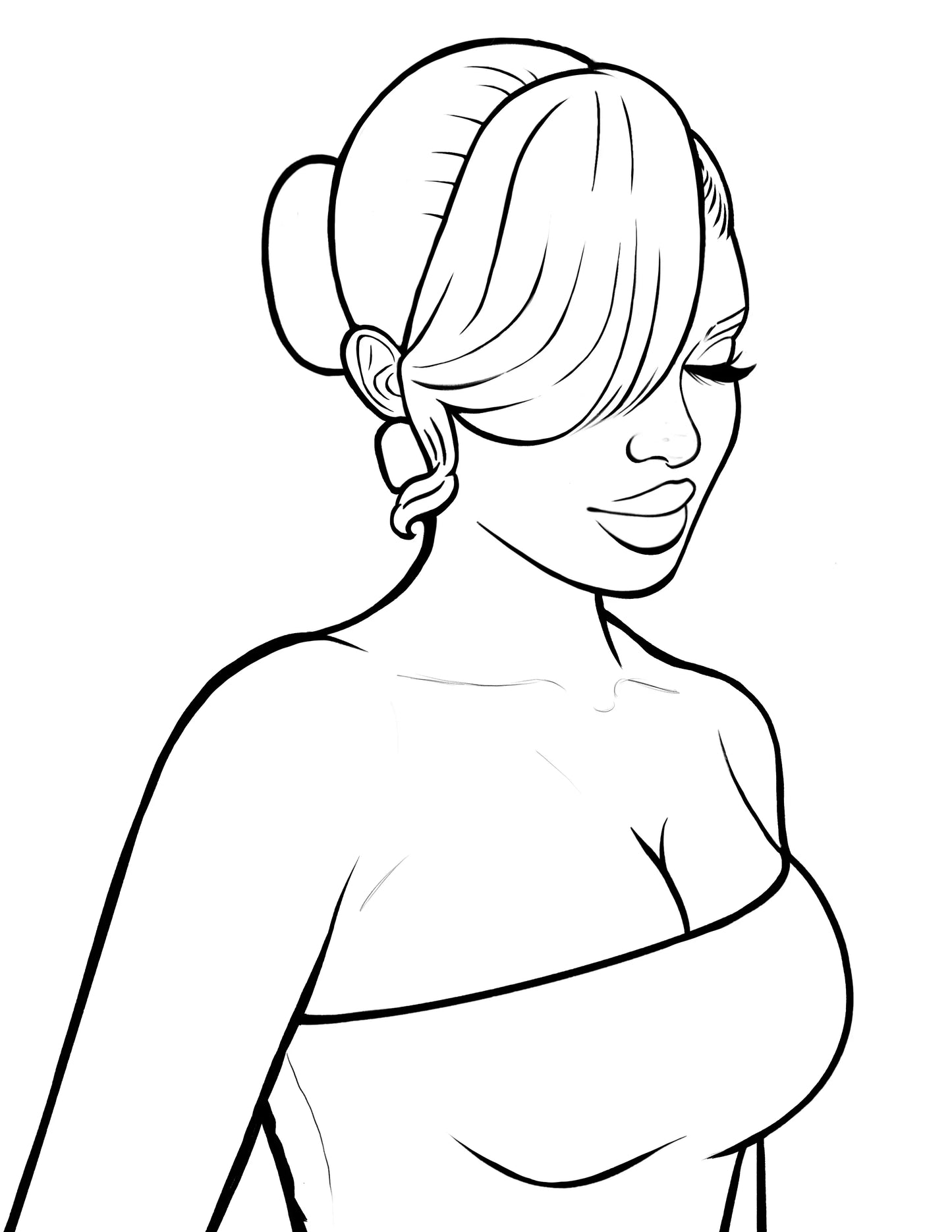 Soft Melaniny Digital Coloring Book for Black Women Art x SJK